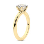Golden Seraphina Twist — Modern Solitaire Brilliance - Image 4